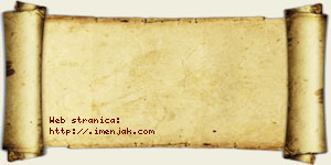 Jana Radivanović vizit kartica